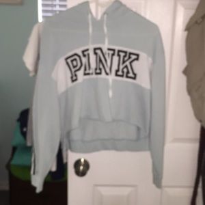 pink hoodie